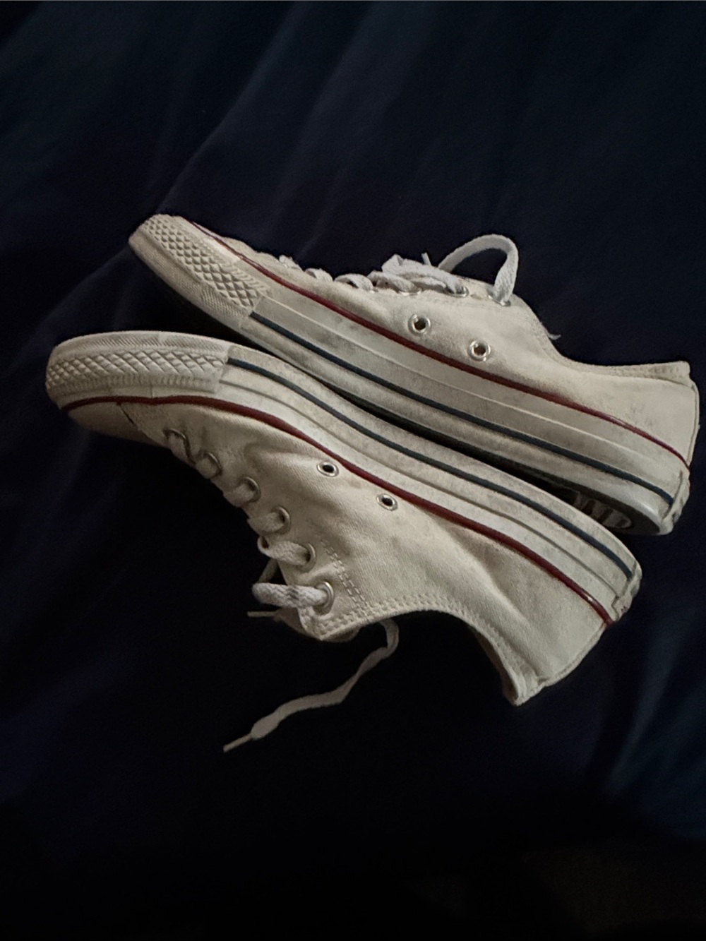 Converse All Star Cream White Low-Top Adult Sneakers - Picture 4 of 4
